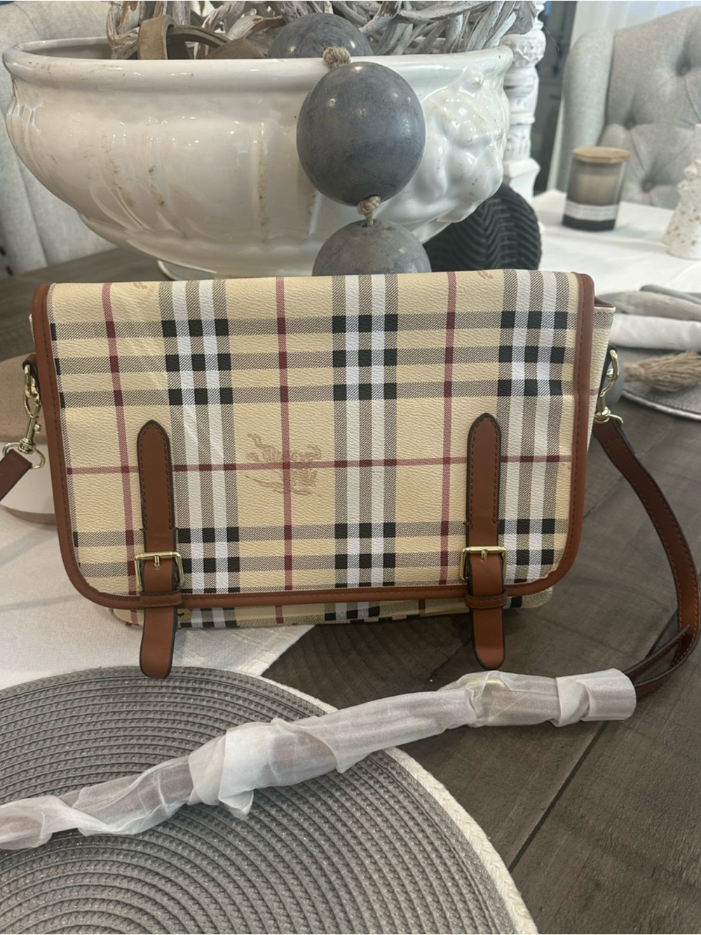 Crossbody satchel flap handbag purse tote! NEW
